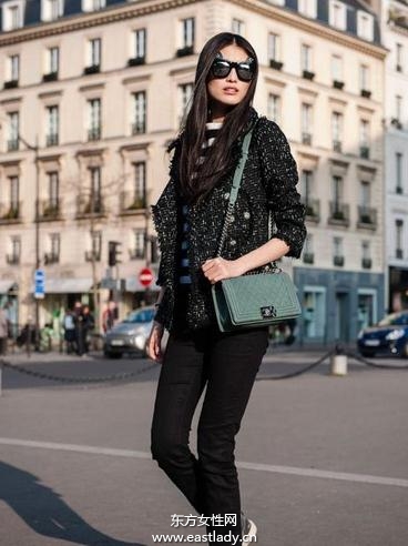 中國潮MM街頭街拍演繹青春活力