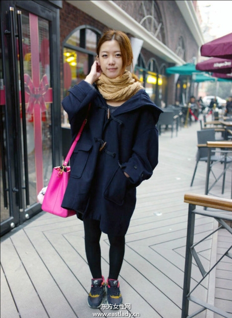 2013年1月中旬中國南方街頭時尚街拍飄逸著陣陣春風(fēng)