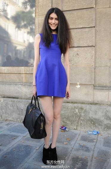 中國女模春夏街拍秀