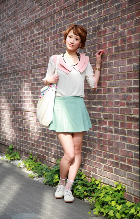 八月日本街拍 MM最?lèi)?ài)裙裝