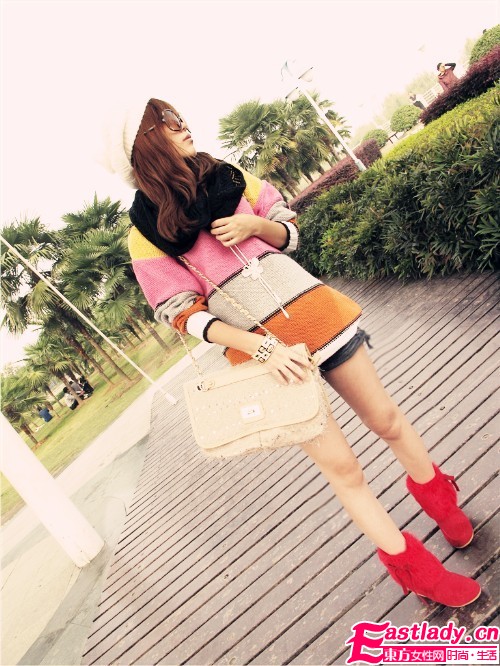 毛線帽搭配日記 混搭秋冬好心情