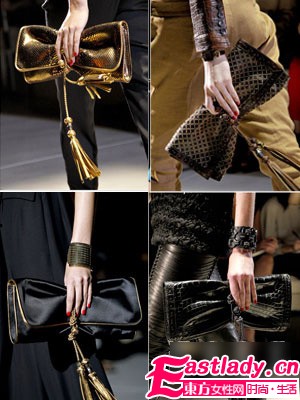 大包袋已經(jīng)OUT 時髦小手袋風(fēng)靡時裝周