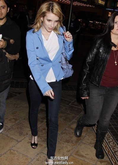 歐美街頭明星們混搭出行彰顯個性生活