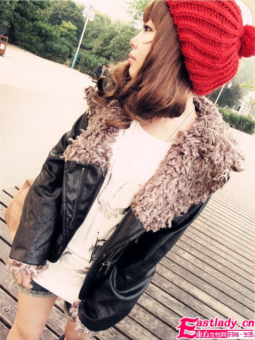 毛線帽搭配日記 混搭秋冬好心情