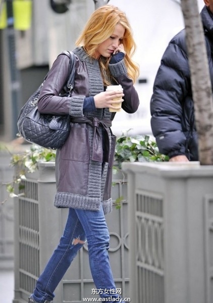 歐美街頭明星們混搭出行彰顯個性生活