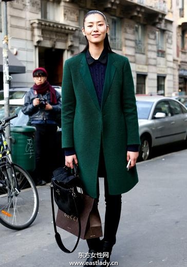 中國潮MM街頭街拍演繹青春活力