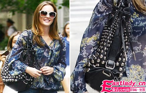 淑女也瘋狂 女明星愛上朋克鉚釘包