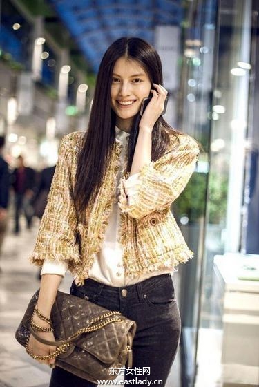 中國女模春夏街拍秀