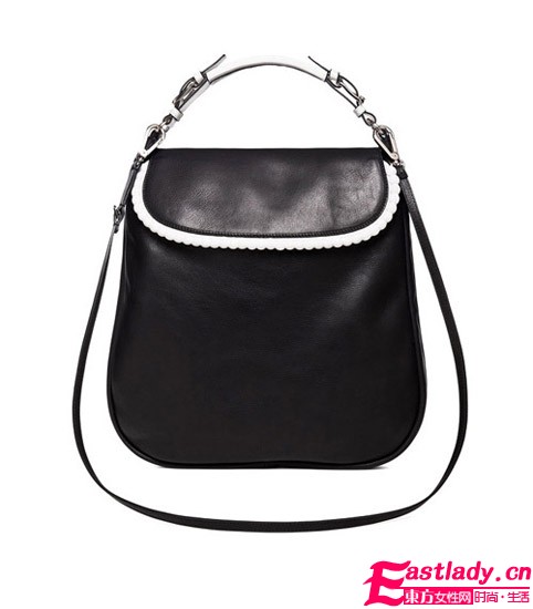 Marni小牛皮精制限量手袋 黑白兩色盡顯優(yōu)雅大氣