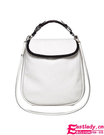 Marni小牛皮精制限量手袋 黑白兩色盡顯優(yōu)雅大氣