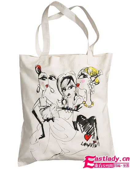 Lanvin for H&M設(shè)計慈善環(huán)保袋 30%收入用于捐助兒童