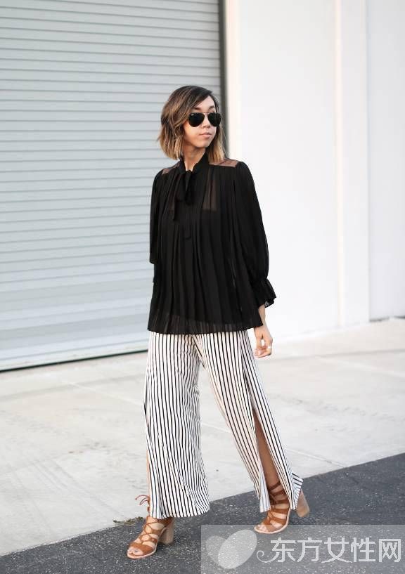 開(kāi)衩褲更時(shí)髦 絕對(duì)個(gè)性穿搭的秘密武器