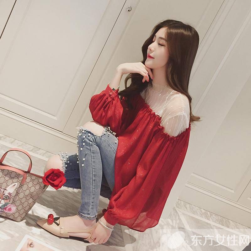 A字裙既顯瘦又甜美 搭配時(shí)尚輕盈的雪紡衫超贊