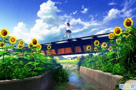 微博說說大全帶圖片女生唯美：所有的姍姍來遲，都是剛好的開始4