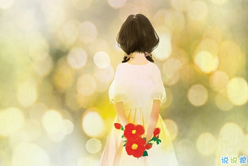 優(yōu)美說(shuō)說(shuō)唯美的句子配圖：海底月是天上月，只是鏡花水月6