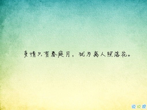 唯美有意境古詩(shī)句子帶圖片 寫入心間的傷感詩(shī)句11