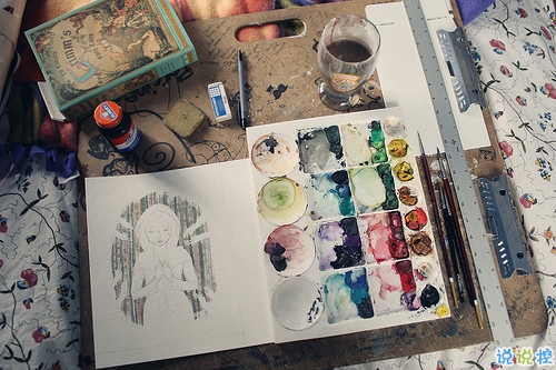 有詩(shī)意和哲理的關(guān)于人生和愛(ài)情的圖片說(shuō)說(shuō) 跨越漫長(zhǎng)歲月長(zhǎng)河與你相遇13