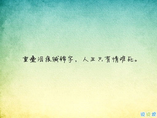 唯美有意境古詩(shī)句子帶圖片 寫入心間的傷感詩(shī)句14