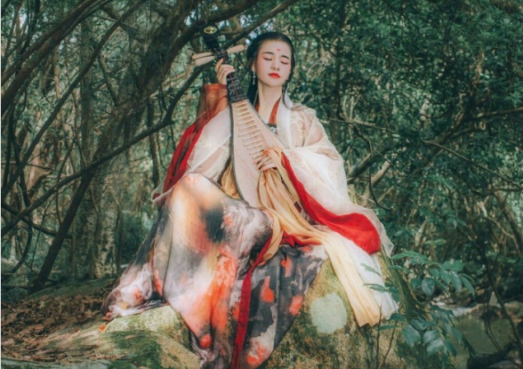 唯美仙氣十足的古風(fēng)詩詞說說帶圖片11