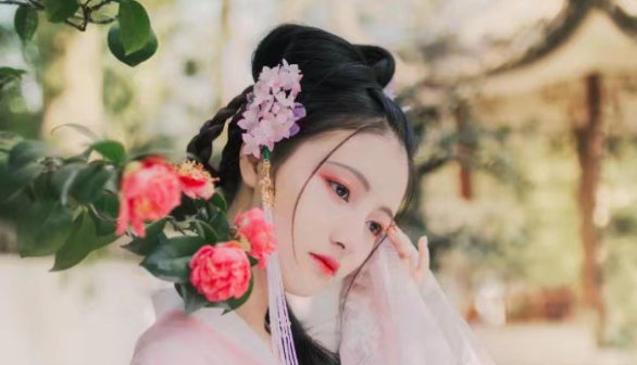 唯美仙氣十足的古風(fēng)詩詞說說帶圖片6