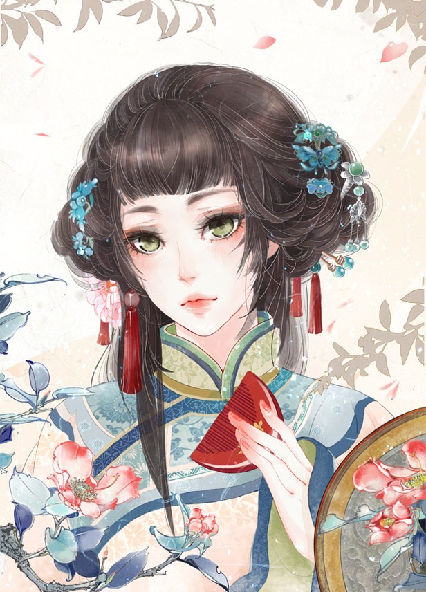 弱柳扶風(fēng)，超經(jīng)典的美女古風(fēng)圖片