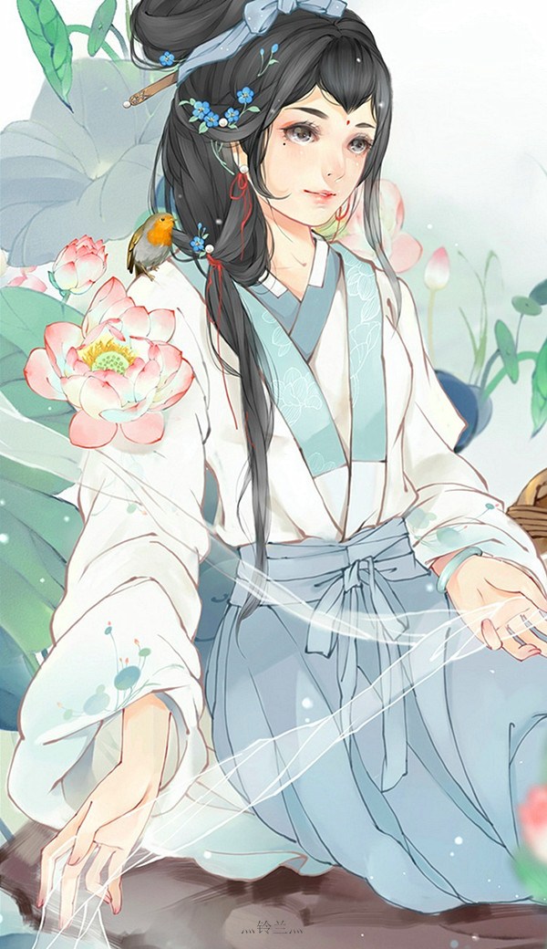 弱柳扶風(fēng)，超經(jīng)典的美女古風(fēng)圖片