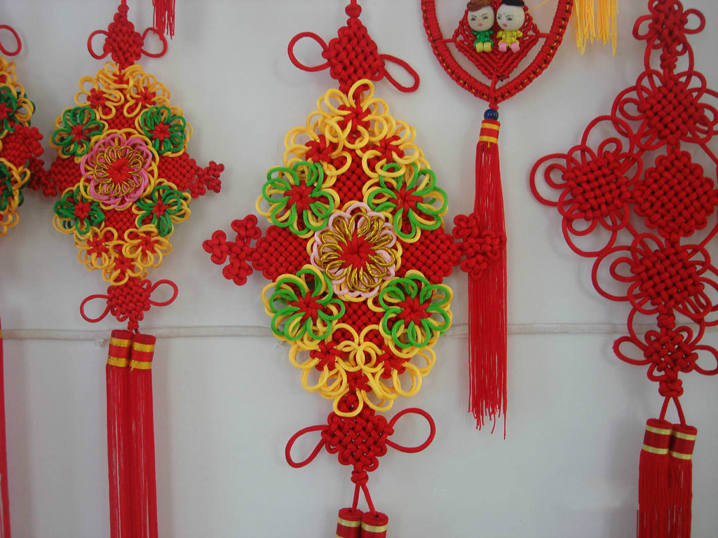 精美的編制藝術(shù)之民族特色的中國結(jié)