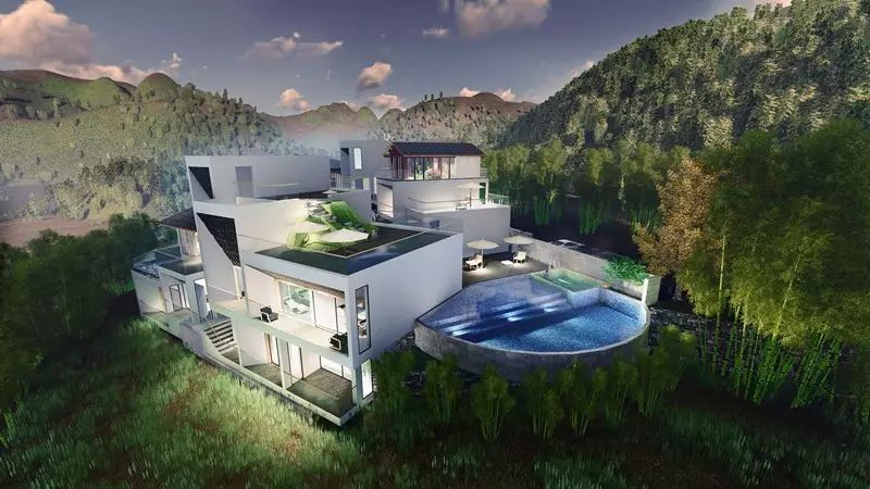 梧桐小筑，一幅靜靜舒展的水墨畫卷