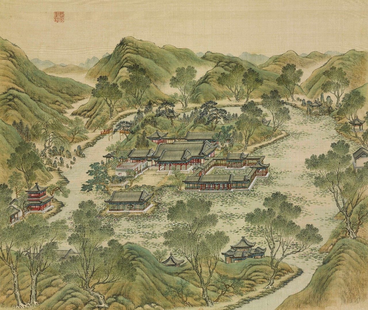 國(guó)畫(huà)：傾世絕美圓明園比你想像的更美《二》