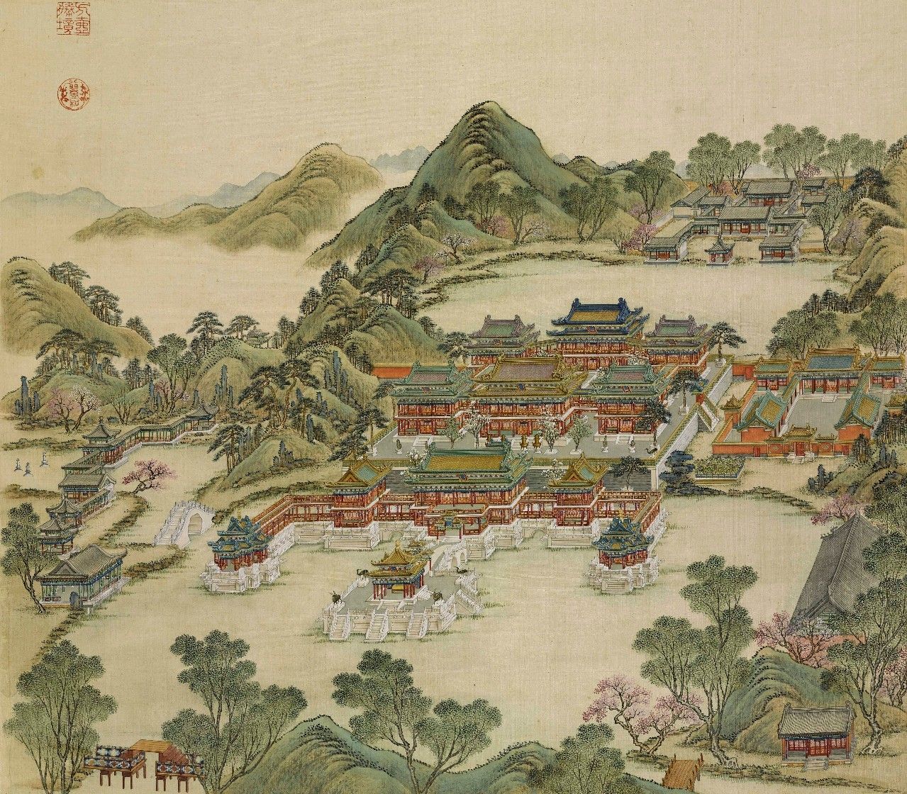 國畫：傾世絕美圓明園比你想像的更美《二》