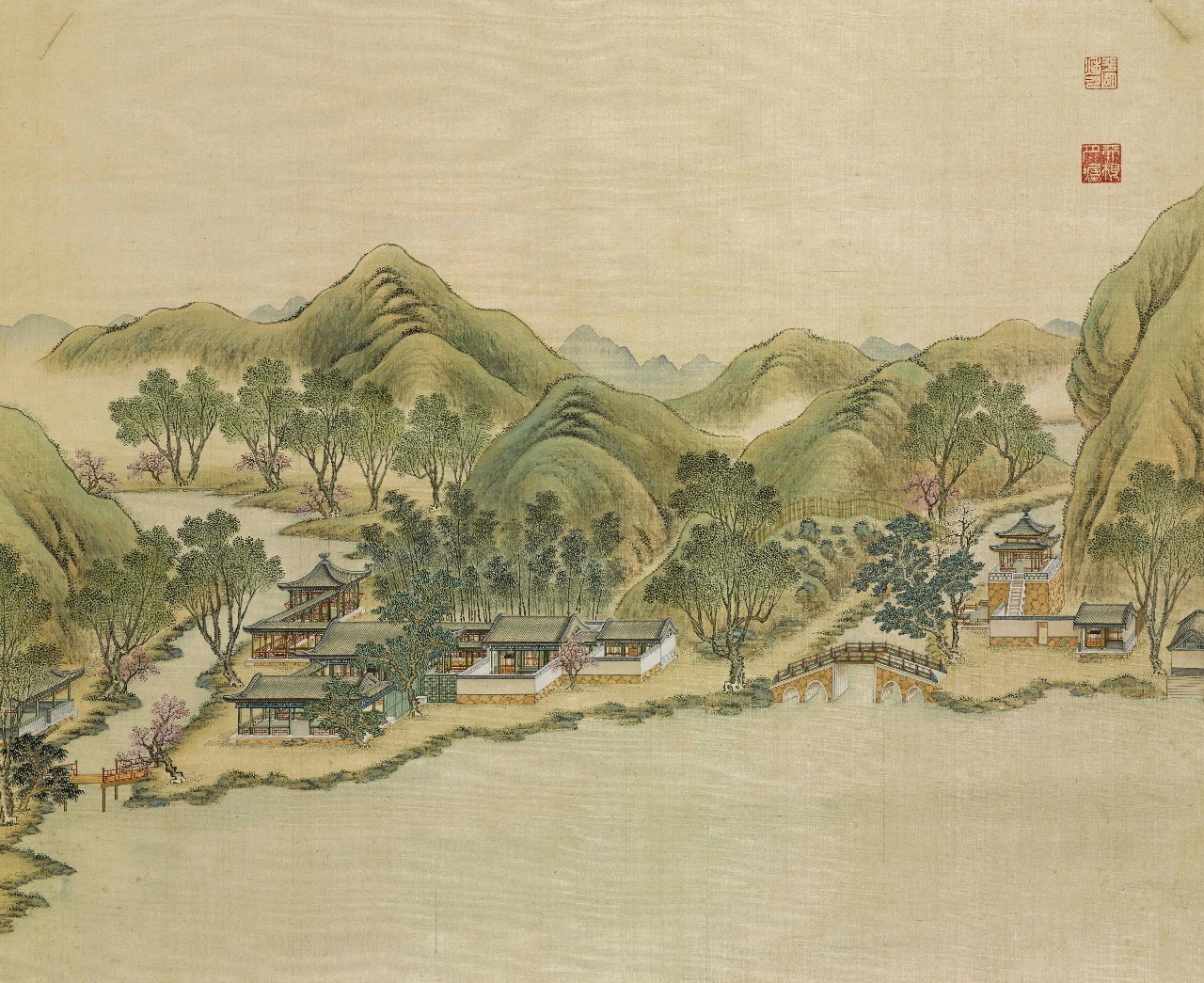 國畫：傾世絕美圓明園比你想像的更美《二》