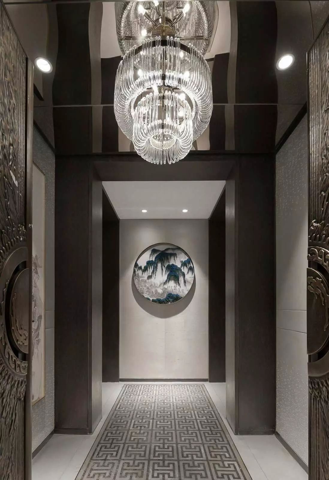 新中式玄關(guān)，推開門就讓人驚艷到心!