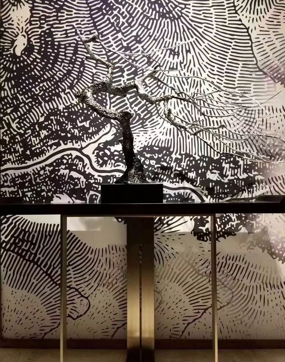 新中式玄關(guān)，推開門就讓人驚艷到心!