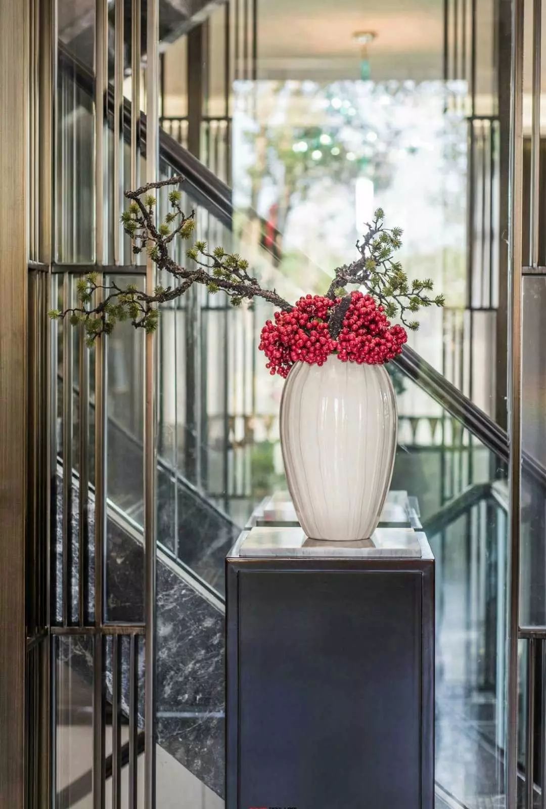 新中式玄關(guān)，推開(kāi)門(mén)就讓人驚艷到心!