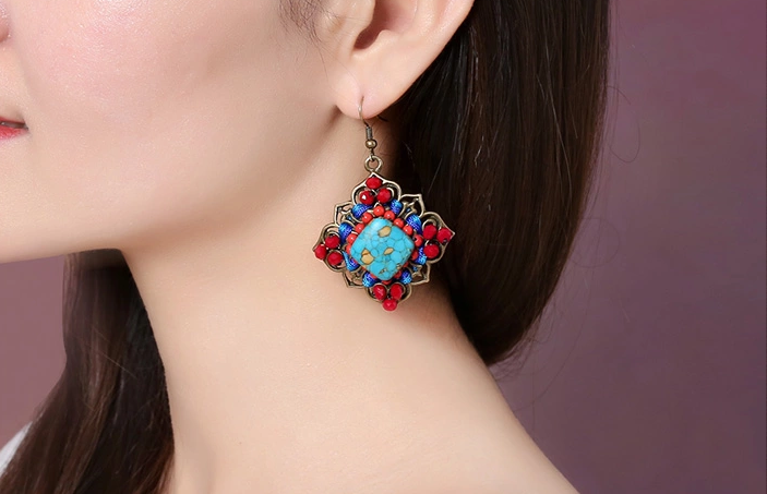 匠心啟航閱讀長款夸張氣質(zhì)耳墜耳環(huán)首飾