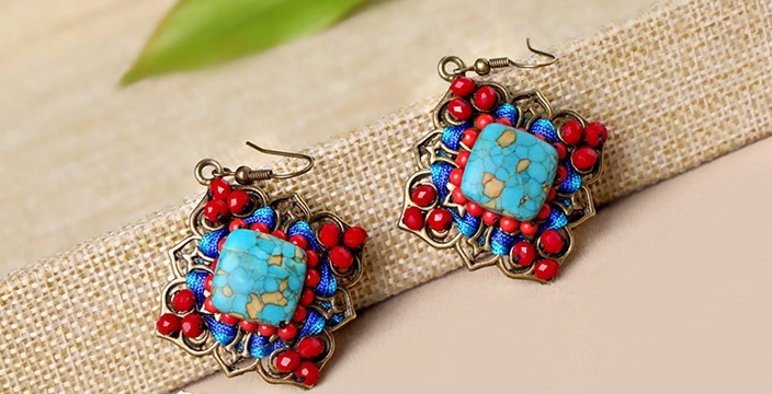 匠心啟航閱讀長款夸張氣質(zhì)耳墜耳環(huán)首飾