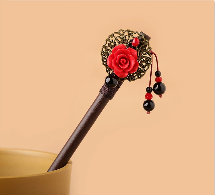 復古匠心啟航閱讀古典簪子新娘頭飾