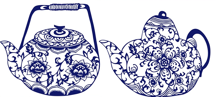 15款古典匠心啟航閱讀青花瓷圖案剪紙藝術(shù)