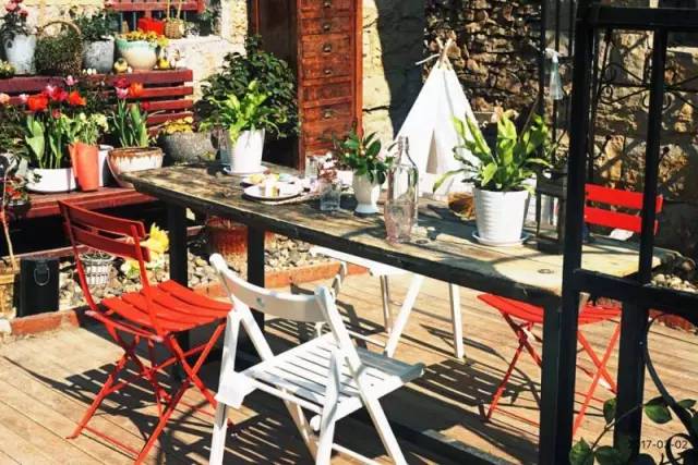 桃花源，有花為伴有茶糊口每一天都是美好光陰