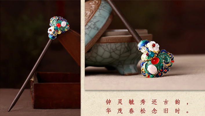 古典簪子頭飾民族風(fēng)精致盤(pán)發(fā)頭飾