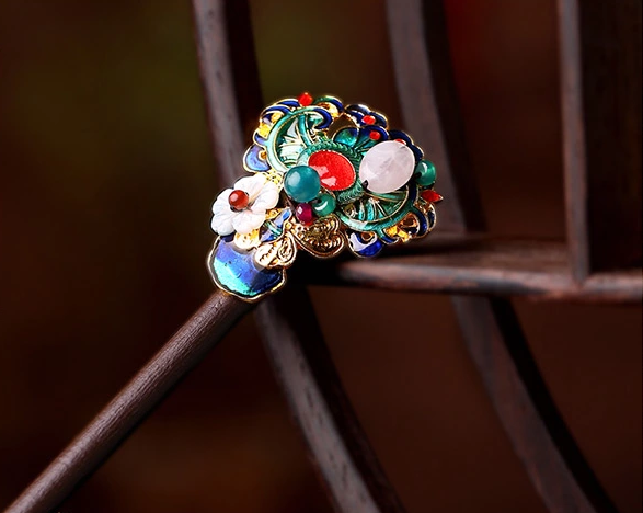 古典簪子頭飾民族風(fēng)精致盤(pán)發(fā)頭飾