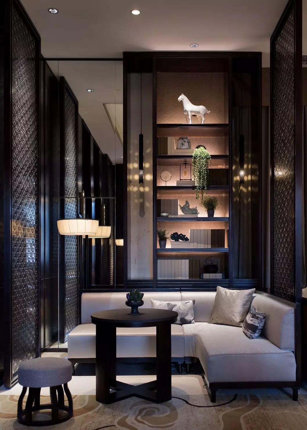 水墨中式，“游園驚夢”裝修設計