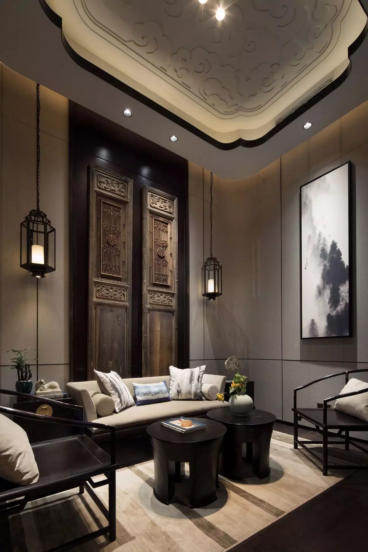 水墨中式，“游園驚夢”裝修設計