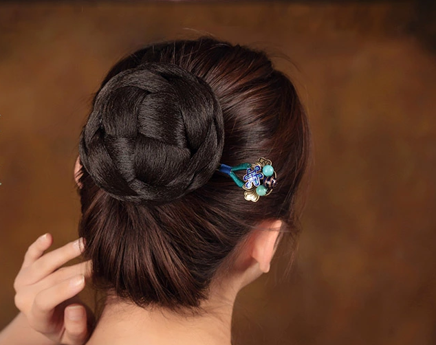古典宮廷匠心啟航閱讀手工簪子盤發(fā)頭飾