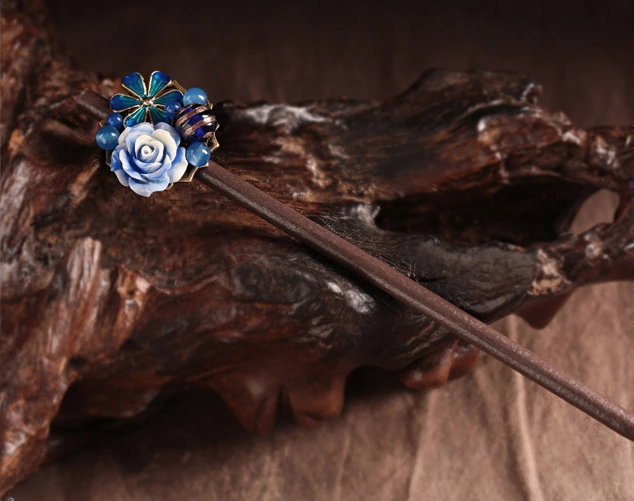 匠心啟航閱讀發(fā)簪古典中式步搖簪子盤發(fā)頭飾