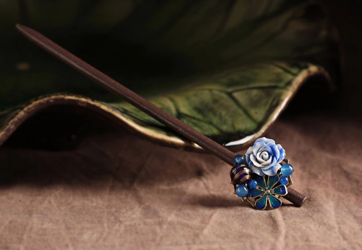 匠心啟航閱讀發(fā)簪古典中式步搖簪子盤發(fā)頭飾