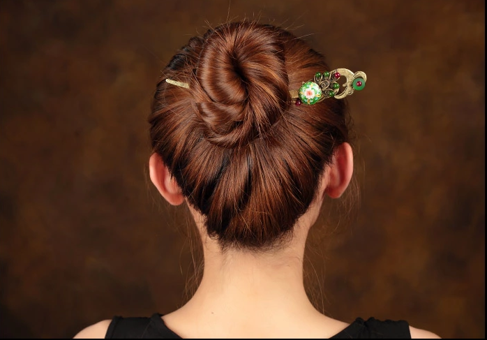 錦繡年華發(fā)飾古風盤發(fā)簪子頭飾