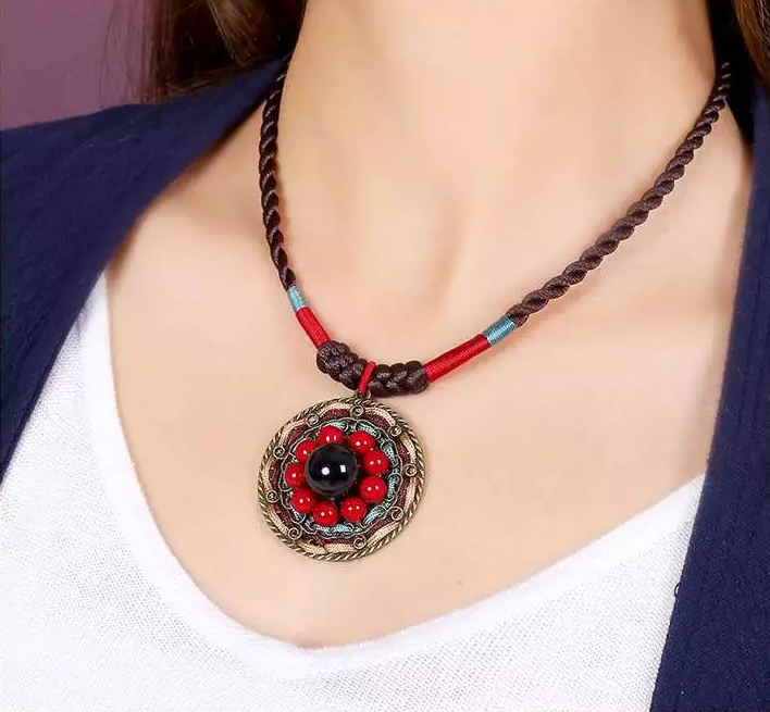 淺秋匠心啟航閱讀鎖骨鏈民族風項鏈首飾