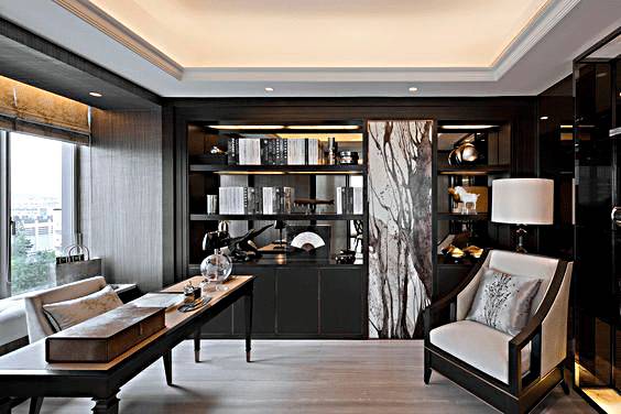 當新中式書房遇上茶室