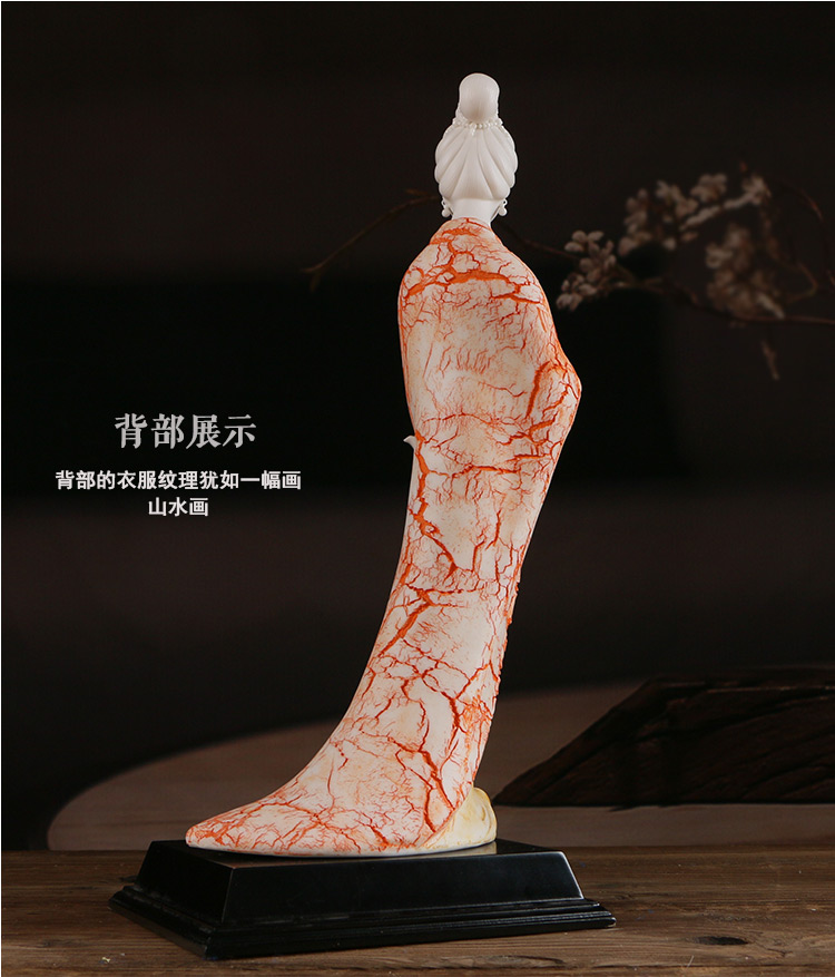 匠心啟航閱讀古典美女白瓷仕女藝術(shù)品